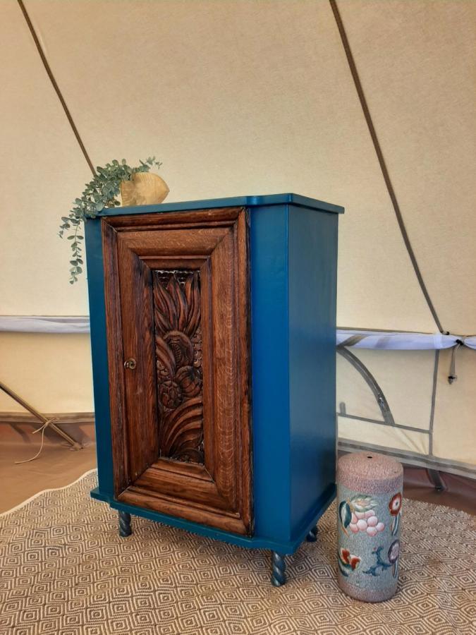 Glamping De Vrije Wind, Tentverhuur Houwerzijl Exterior foto